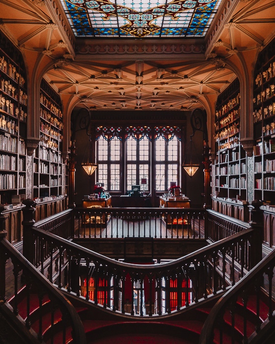 Porto weekend itinerary Inside Livraria Lello by Dancing the Earth