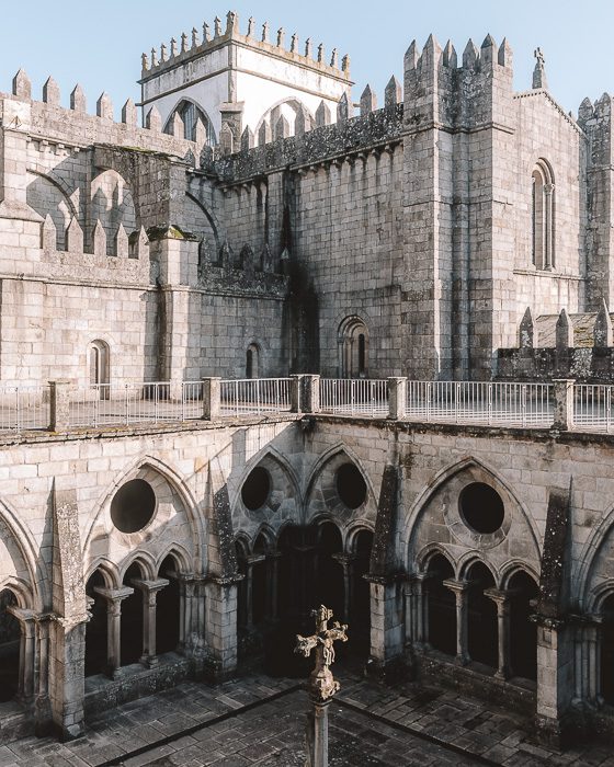 Porto weekend itinerary View of the cloister from the fortress by Dancing the Earth