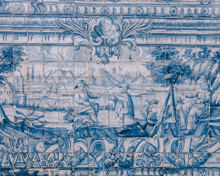 tiles at Soares dos Reis by Dancing the Earth