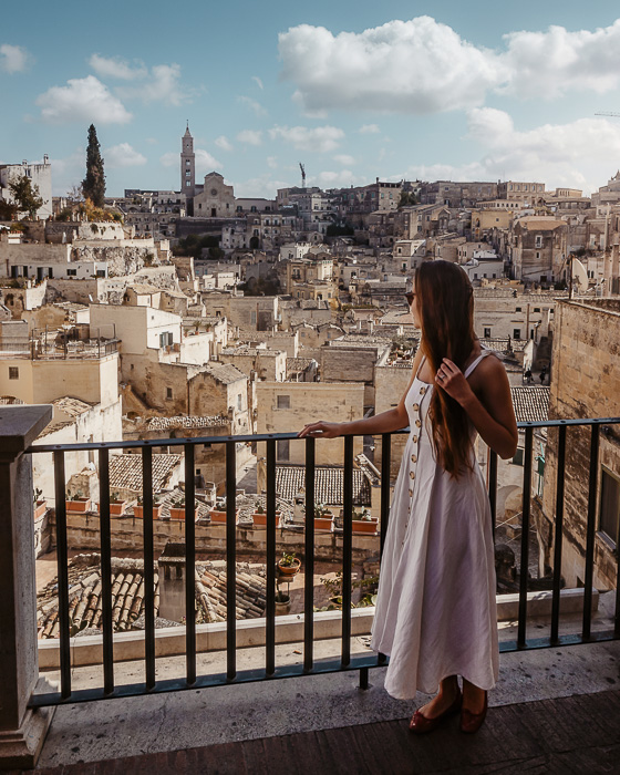 In the Belvedere in Matera, Puglia travel guide by Dancing the Earth