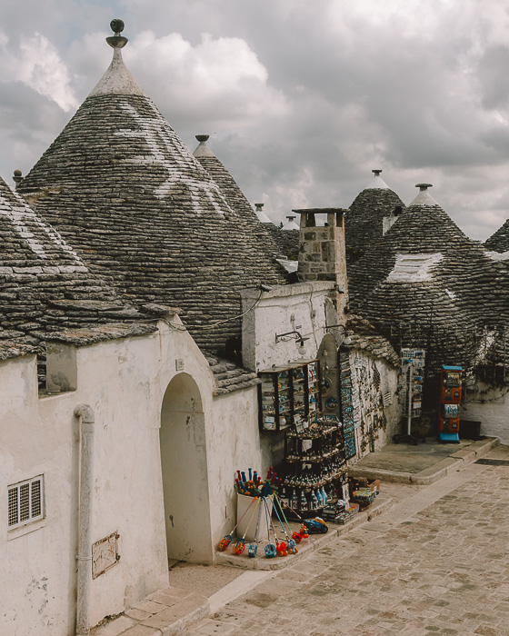 Shops in Alberobello, Puglia