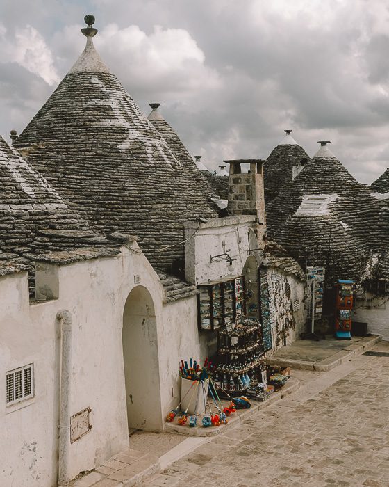 Shops in Alberobello, Puglia