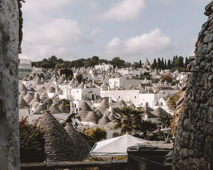 Panorama over the trulli of Alberobello, Puglia travel guide by Dancing the Earth