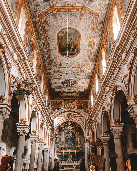 Inside the Cathedral of Matera, Puglia travel guide by Dancing the Earth