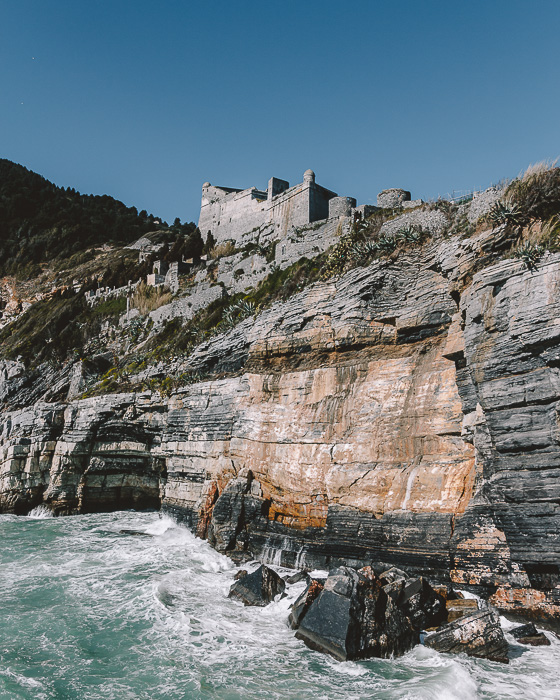 Castello Doria from the sea, Porto Venere