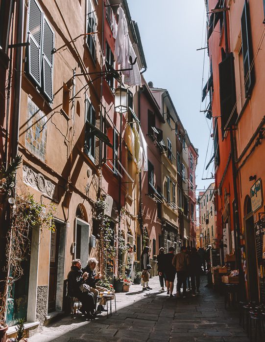 Street of Porto Venere, Liguria and Cinque Terre travel guide by Dancing the Earth