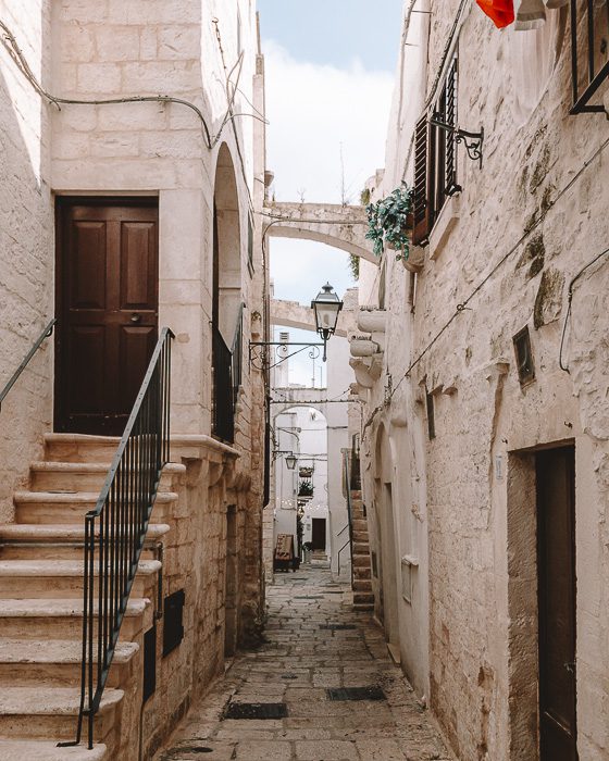 Arches in Cisternino, Puglia travel guide by Dancing the Earth