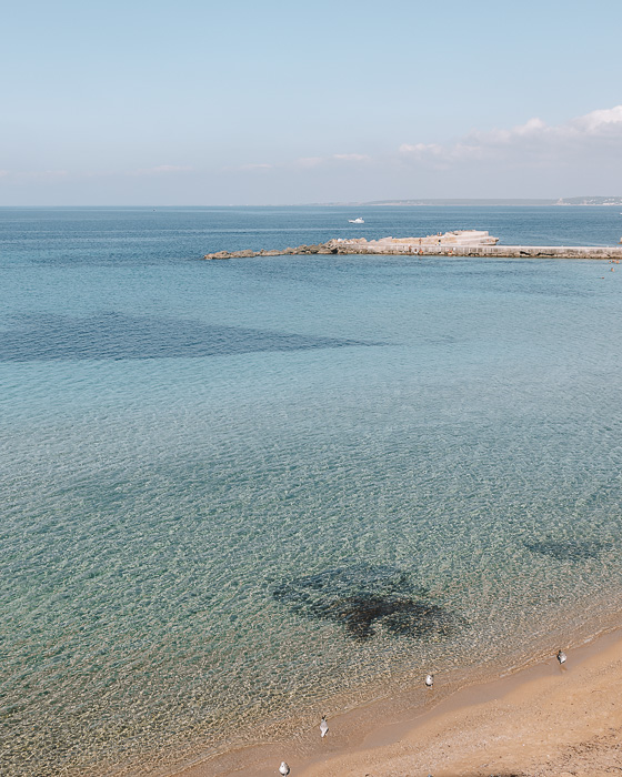 Crystal-clear water of Gallipoli, Puglia travel guide by Dancing the Earth