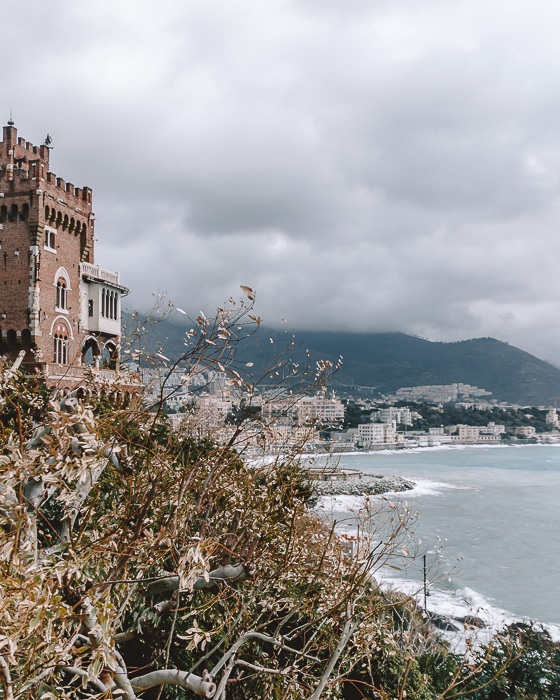 Castle in Boccadasse, Genoa