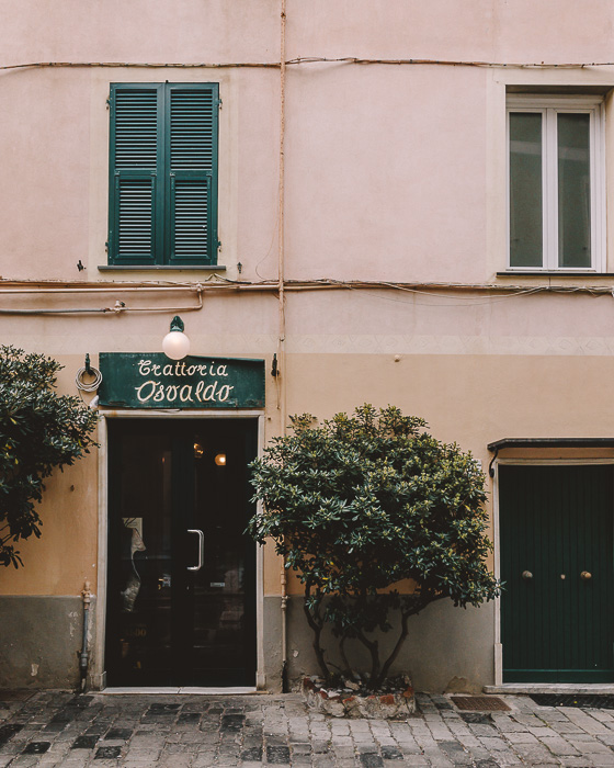 Trattoria Osvaldo in Boccadasse