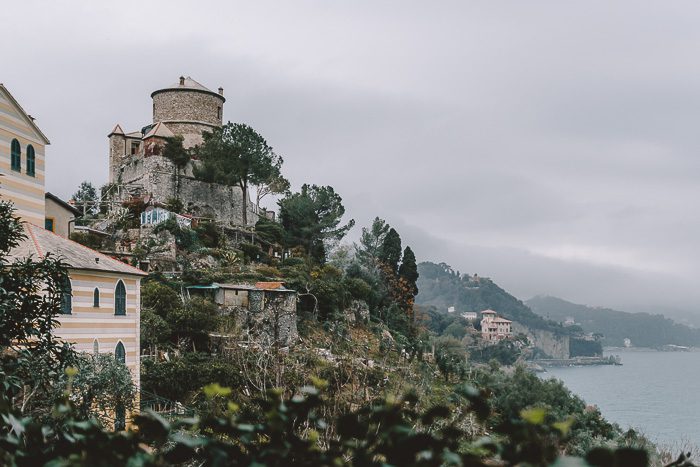 Castello Brown and church, Portofino