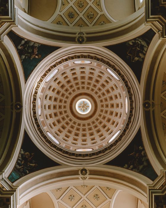 Inside the cathedral of Locorotondo, Puglia travel guide by Dancing the Earth