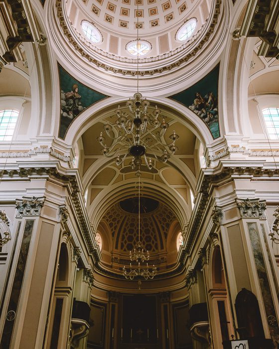 Inside the Cathedral of Locorotondo, Puglia travel guide by Dancing the Earth