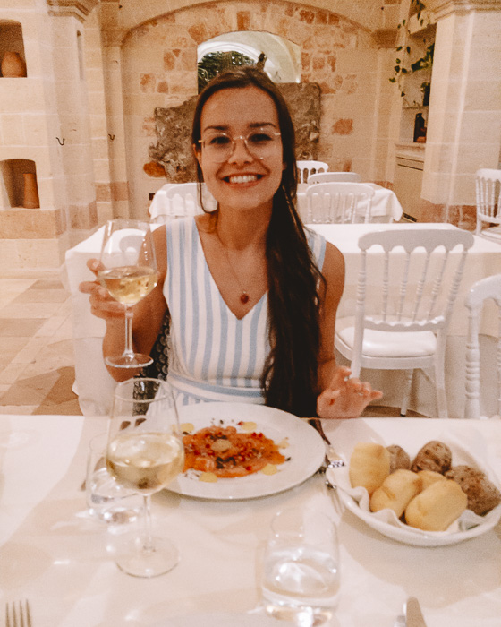 Aperitivo in Masseria le Lamie, Puglia travel guide by Dancing the Earth