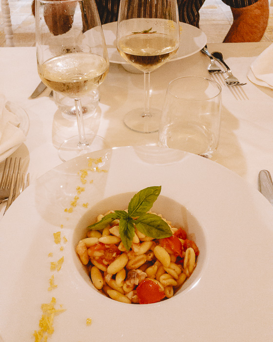 Pasta in Masseria le Lamie