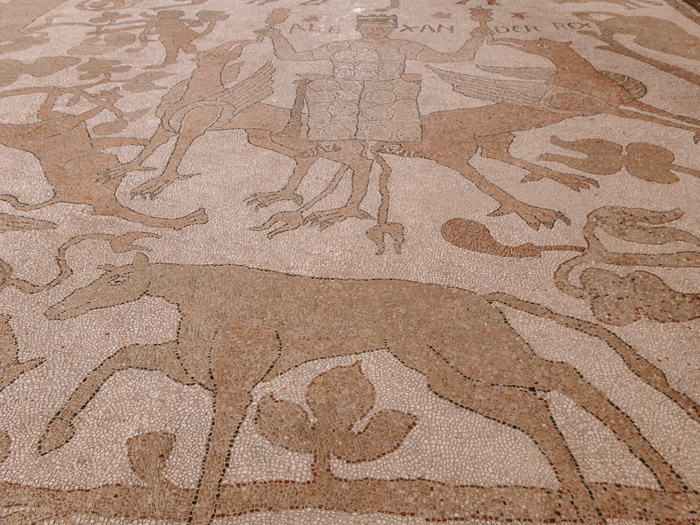 Mosaic floor details in the cathedral of Otranto, Puglia travel guide by Dancing the Earth