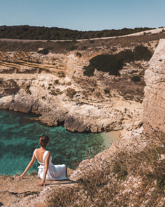 Porto Miggiano bay from the top, Puglia travel guide by Dancing the Earth