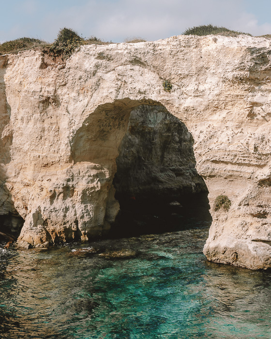 Arco naturale in Torre Sant'Andrea