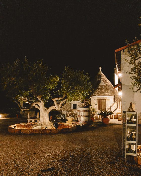Trulli Caroli by night, Puglia travel guide by Dancing the Earth
