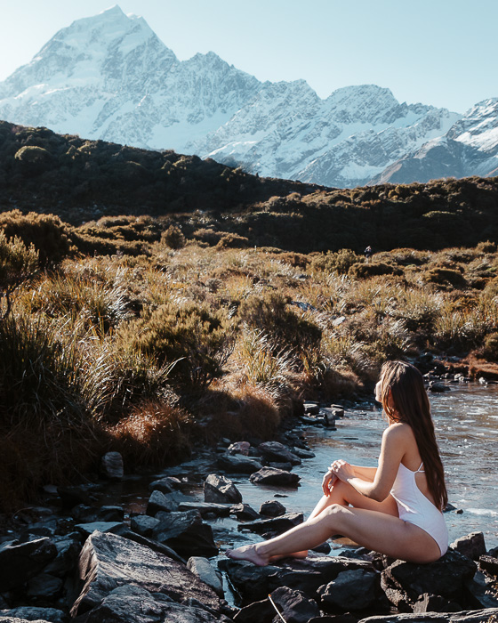 Aoraki from Hooker Valley track, Dancing the Earth