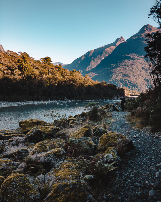 Milford Sound walkway, Dancing the Earth