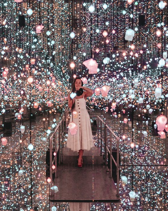 Infinity room pink in Steampunk HQ, Oamaru, Dancing the Earth