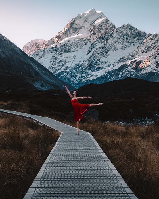 Hooker Valley track, South Island, Dancing the Earth