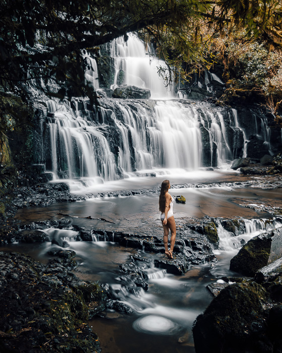 Purakaunui Falls, Dancing the Earth