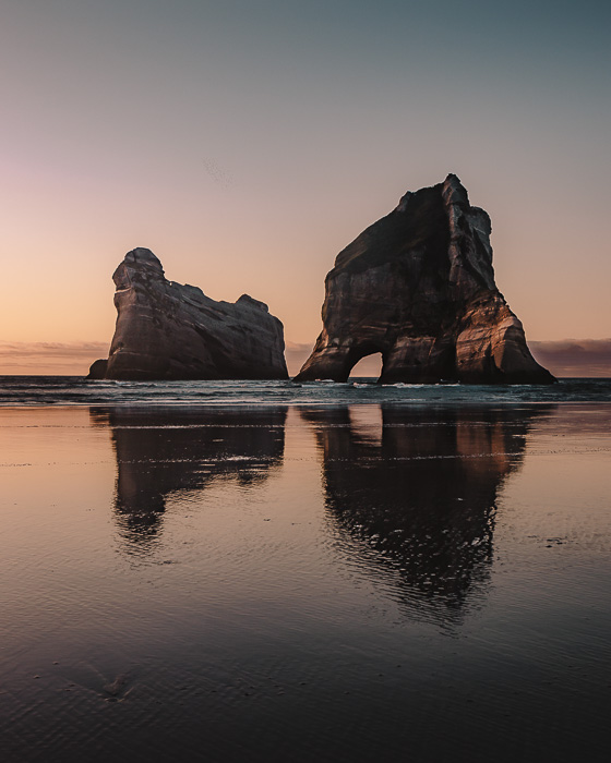 Sunset over Archway Islands, Dancing the Earth