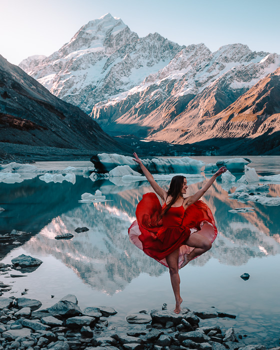 Aoraki Mount Cook, best day hikes in the South Island, Dancing the Earth