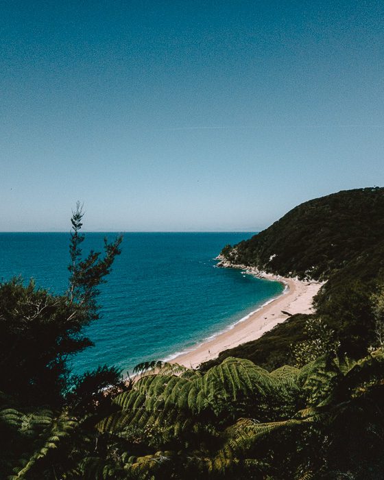 Totaranui beach in Abel Tasman, best day hikes in the South Island, Dancing the Earth