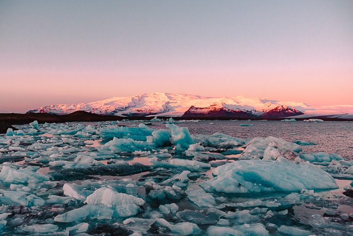 Jokulsarlon glacier lagoon, Dancing the Earth