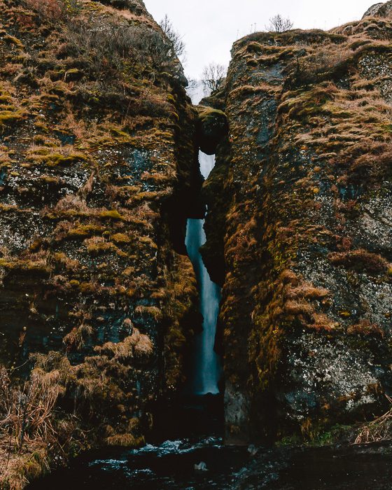 South Iceland, Gljufrafoss, Dancing the Earth
