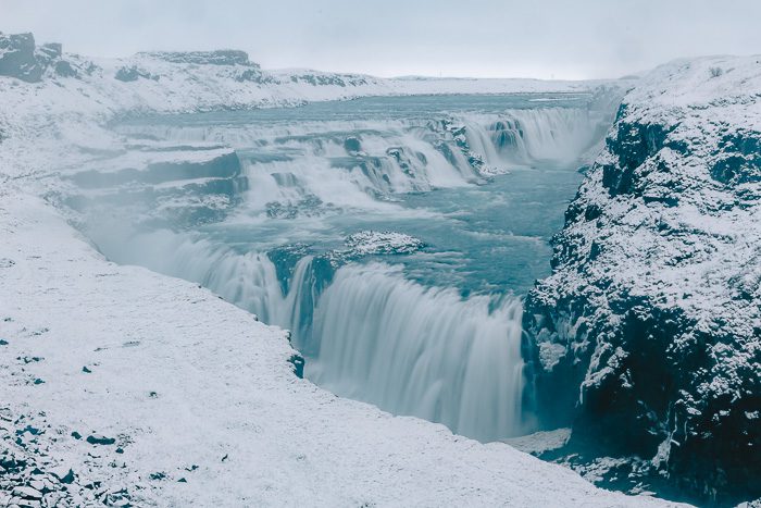 Gullfoss waterfall, Dancing the Earth