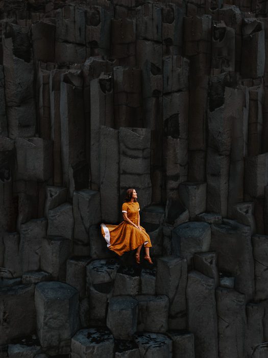 South Iceland, Reynisfjara, Dancing the Earth