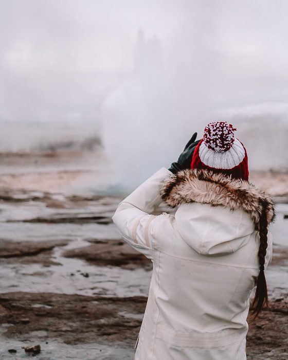 South Iceland, Strokkur, Dancing the Earth