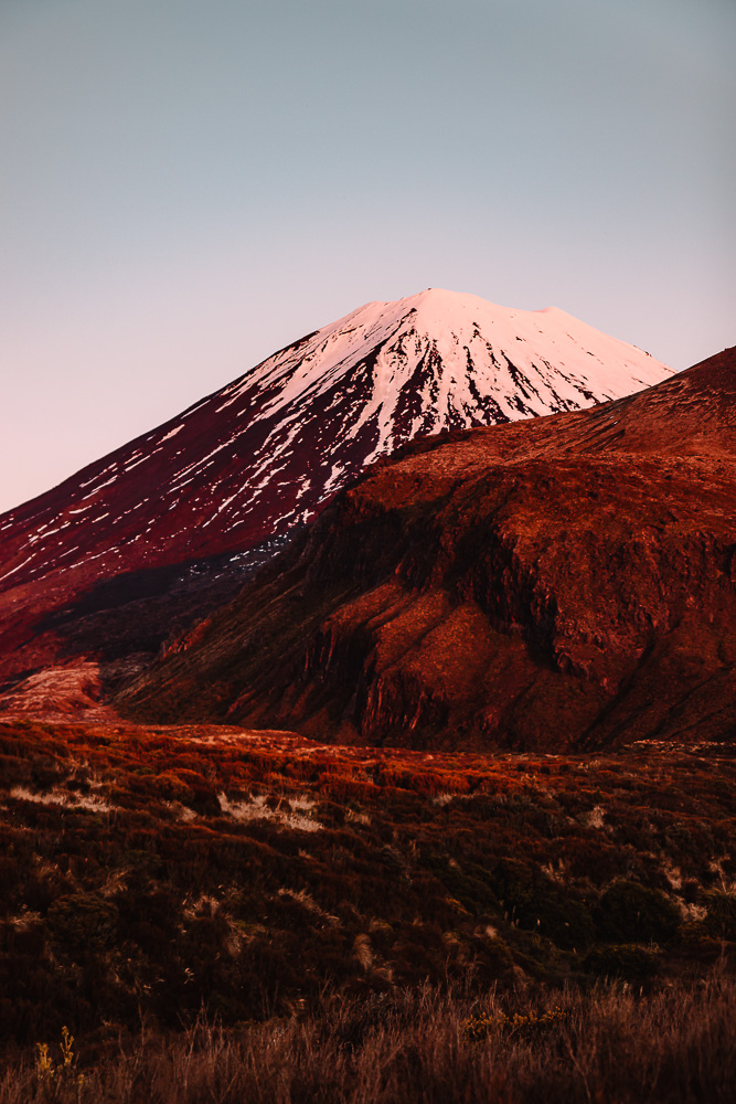 Mount Ngauruhoe at sunset, Dancing the Earth