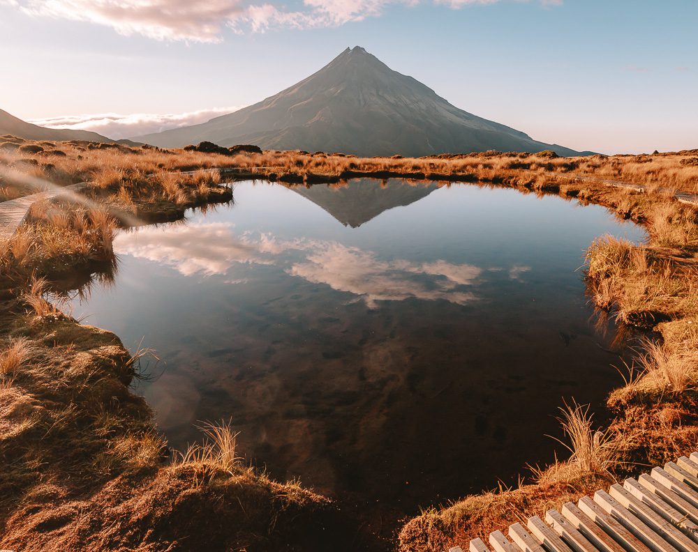 Pouakai Tarns, Taranaki panorama, North Island Photography Spots, Dancing the Earth