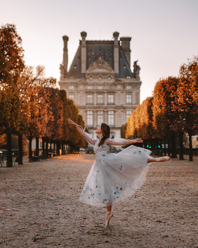 Autumn in Paris, Tuileries Garden, by Dancing The Earth