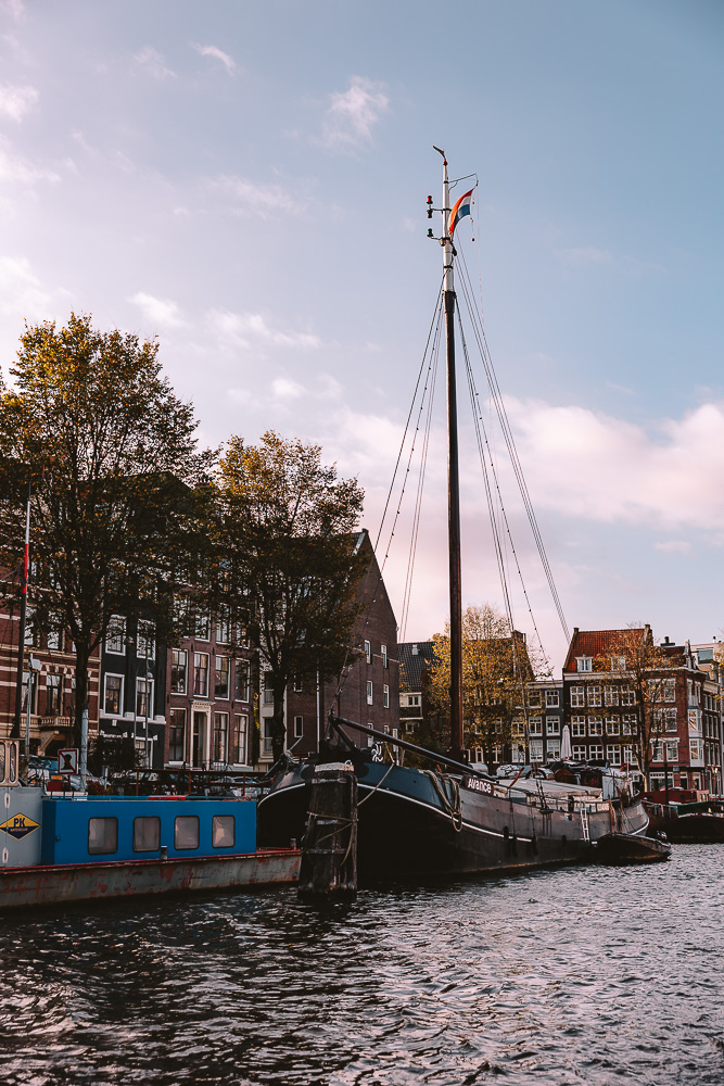 Amsterdam from the canals, by Dancing The Earth