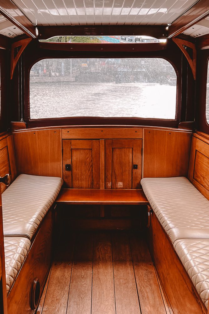 Canal cruise, inside of boat, by Dancing The Earth