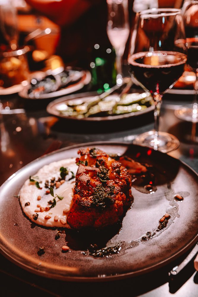 Roasted cauliflower at Midtown Grill restaurant, by Dancing The Earth