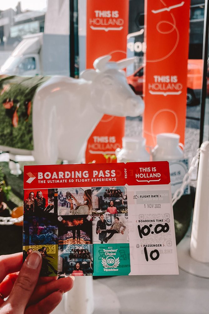 This Is Holland boarding pass, by Dancing The Earth