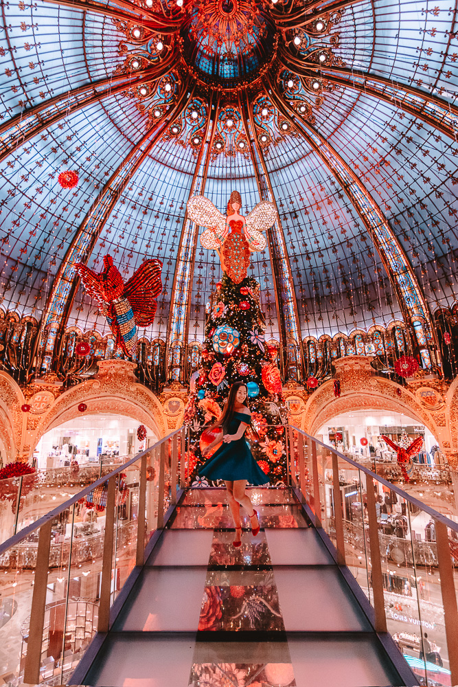Galeries Lafayette Christmas tree 2019, Dancing the Earth