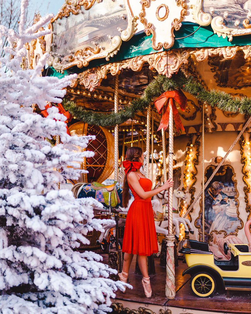 merry-go-round at the Christmas market in Tuileries Garden, Dancing the Earth