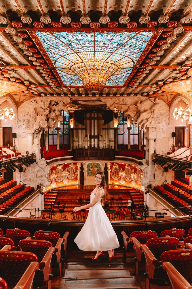 Palau de la Musica, best photography spots in Barcelona, Dancing the Earth