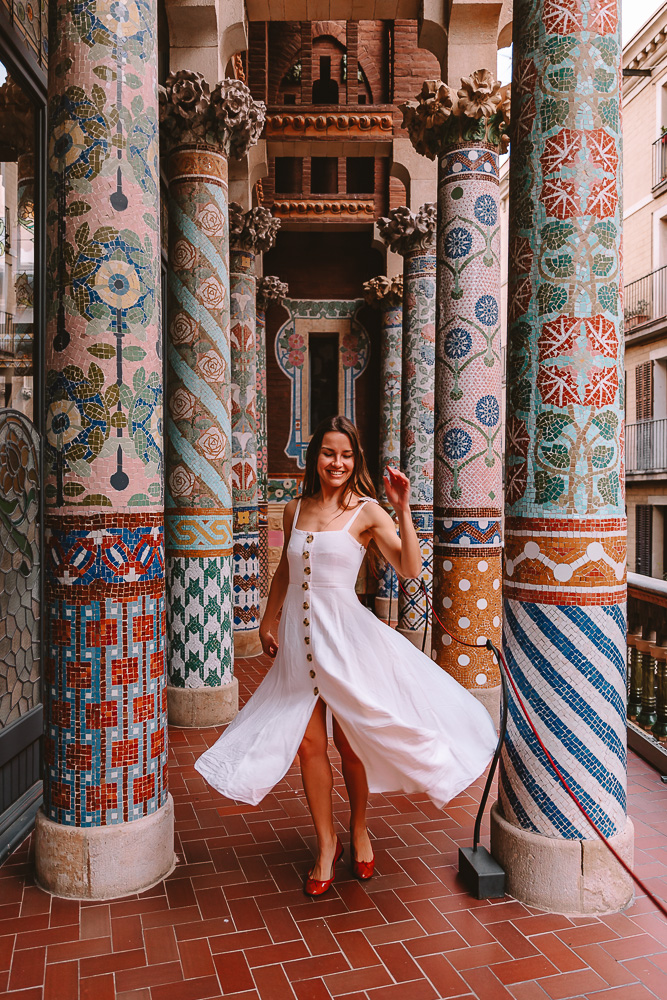 Terrace of the Palau de la Musica, Barcelona, Dancing the Earth