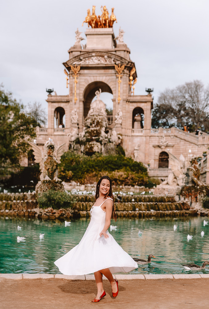 Parc de la Ciutadella at midday, Barcelona, Dancing the Earth