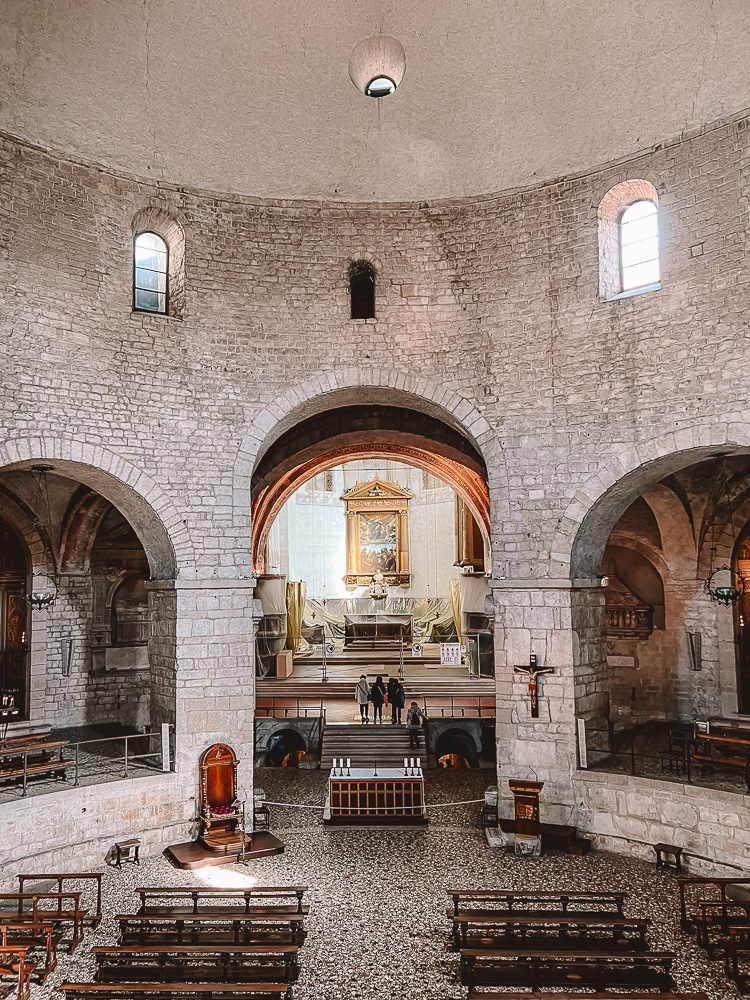Inside the Duomo Vecchio, Brescia, Dancing the Earth