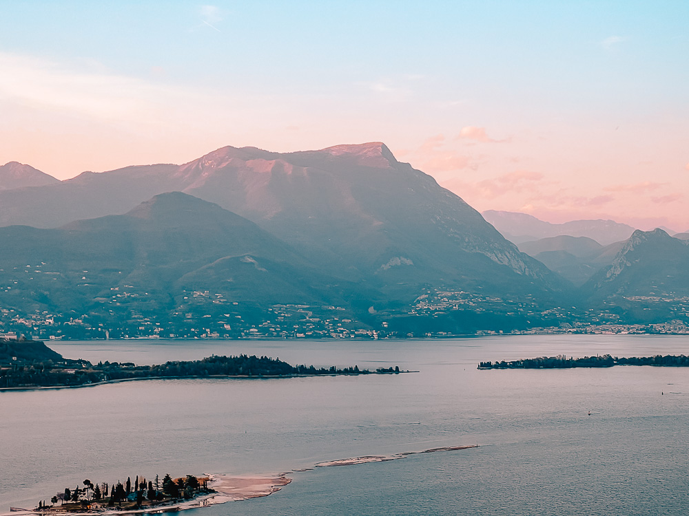 Sunset at Garda lake, Dancing the Earth